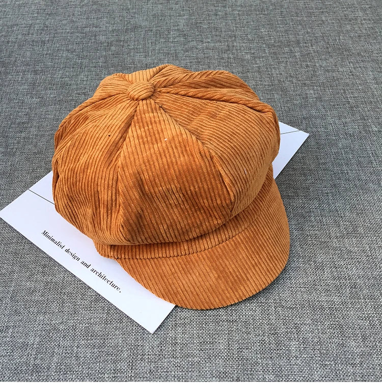COKK Newsboy Cap Beret Women Vintage Beret Painter Winter Hats For Women Men Octagonal Caps Female Bone Male New 11.11 Hats