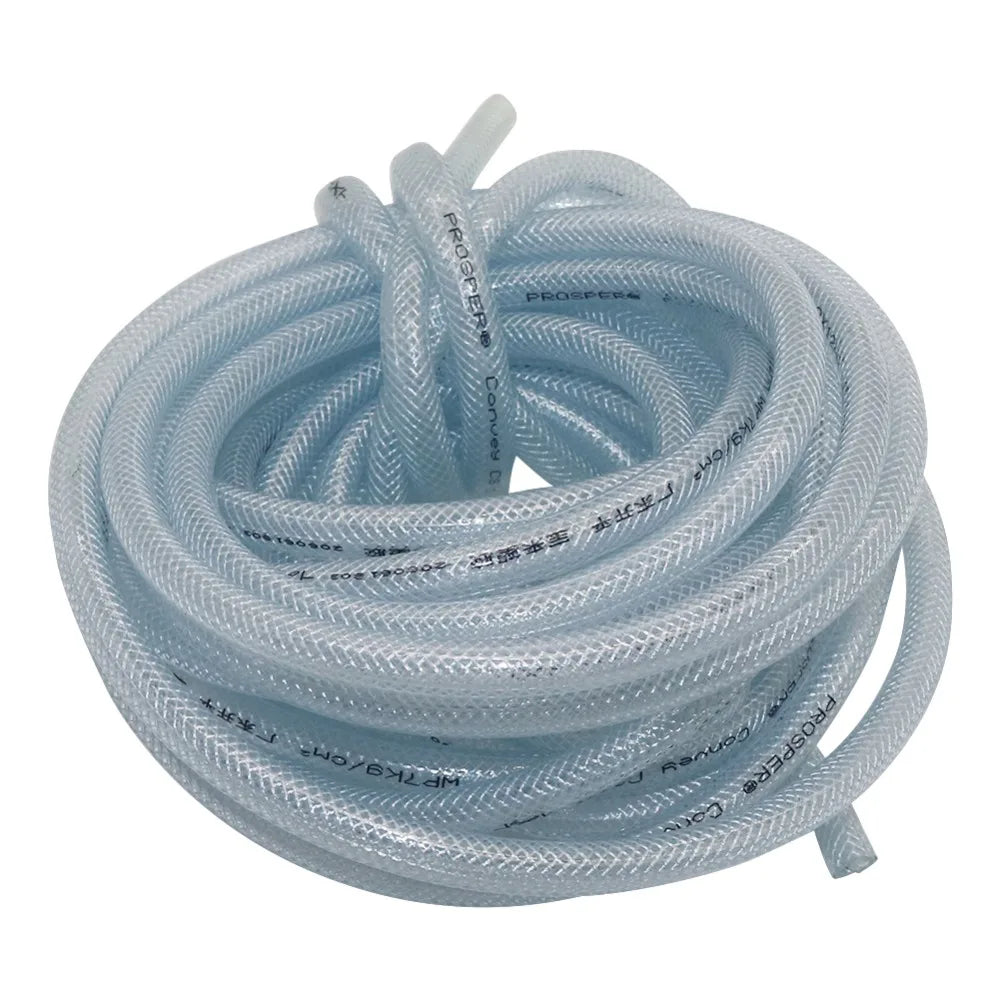 5m/10m PVC Braided Reinforced Hose Garden Lawn Irrigation Flexible Soft Pipe Agriculture Watering 8/12mm Tube