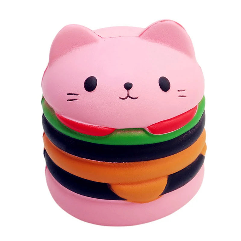 Jumbo Kawaii Squishy Toys Slow Rising Squeeze PU Popcorn Animals Anti Stress Relief Squishies Toy For Children Kids Xmas Gift