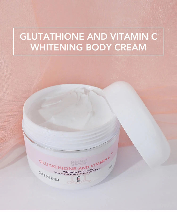 AILKE Whitening Moisturizing Korean Facial And Body Lotion Reduce Melanin Wrinkles Vitamin C Dark Spot Remover Skin Care Cream