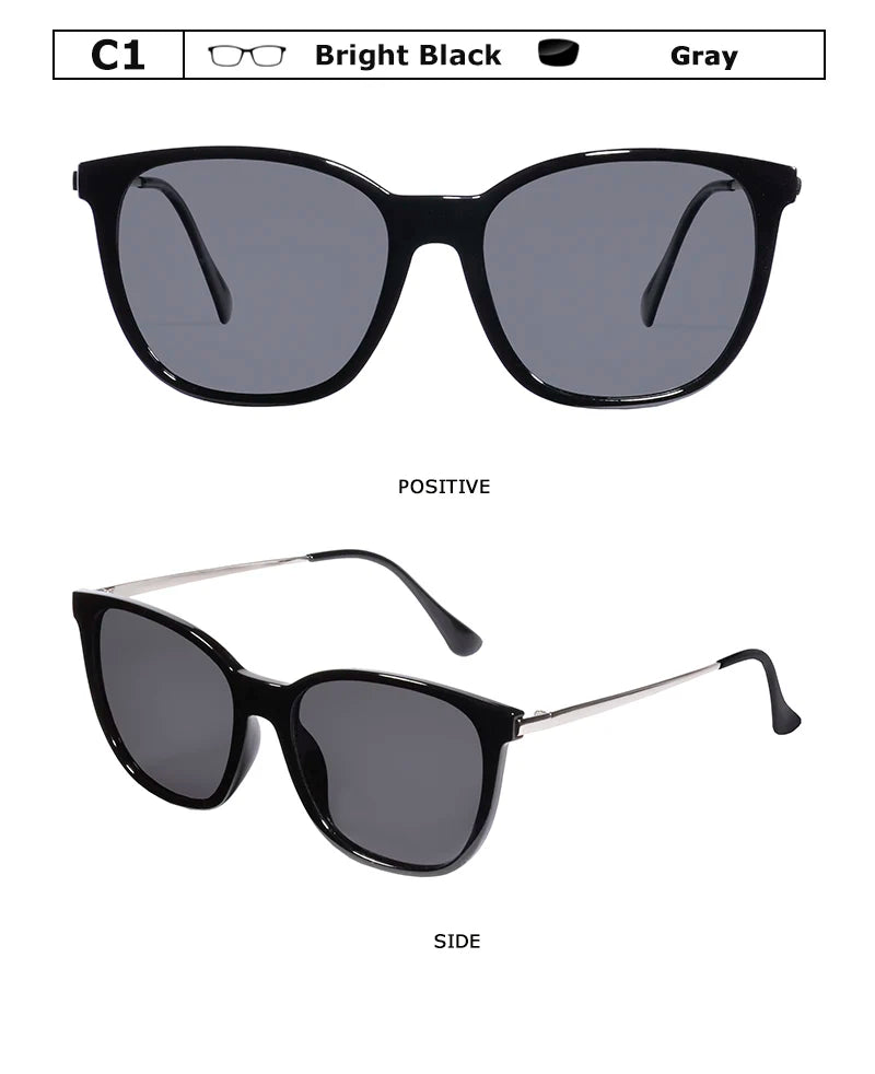 CRIXALIS Square Polarized Sunglasses For Women 2024 Brand Design Anti Glare Driving Retro Sun Glasses Men UV400 zonnebril heren