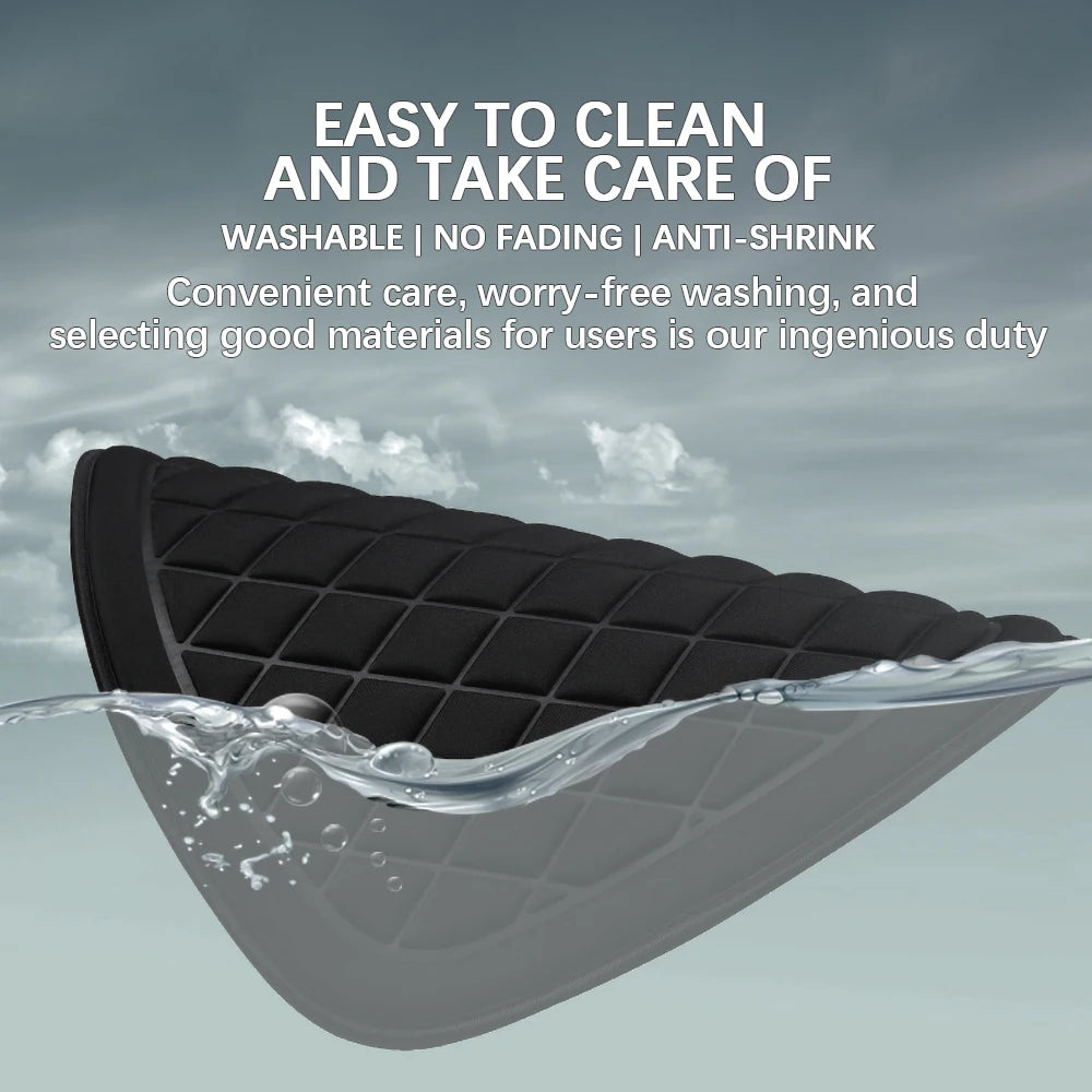 Washable Universal Car Seat Cushion Car Seat Cushion Breathable Non-Slip with Comfort Memory Foam for Vehicles Office Chair Hom