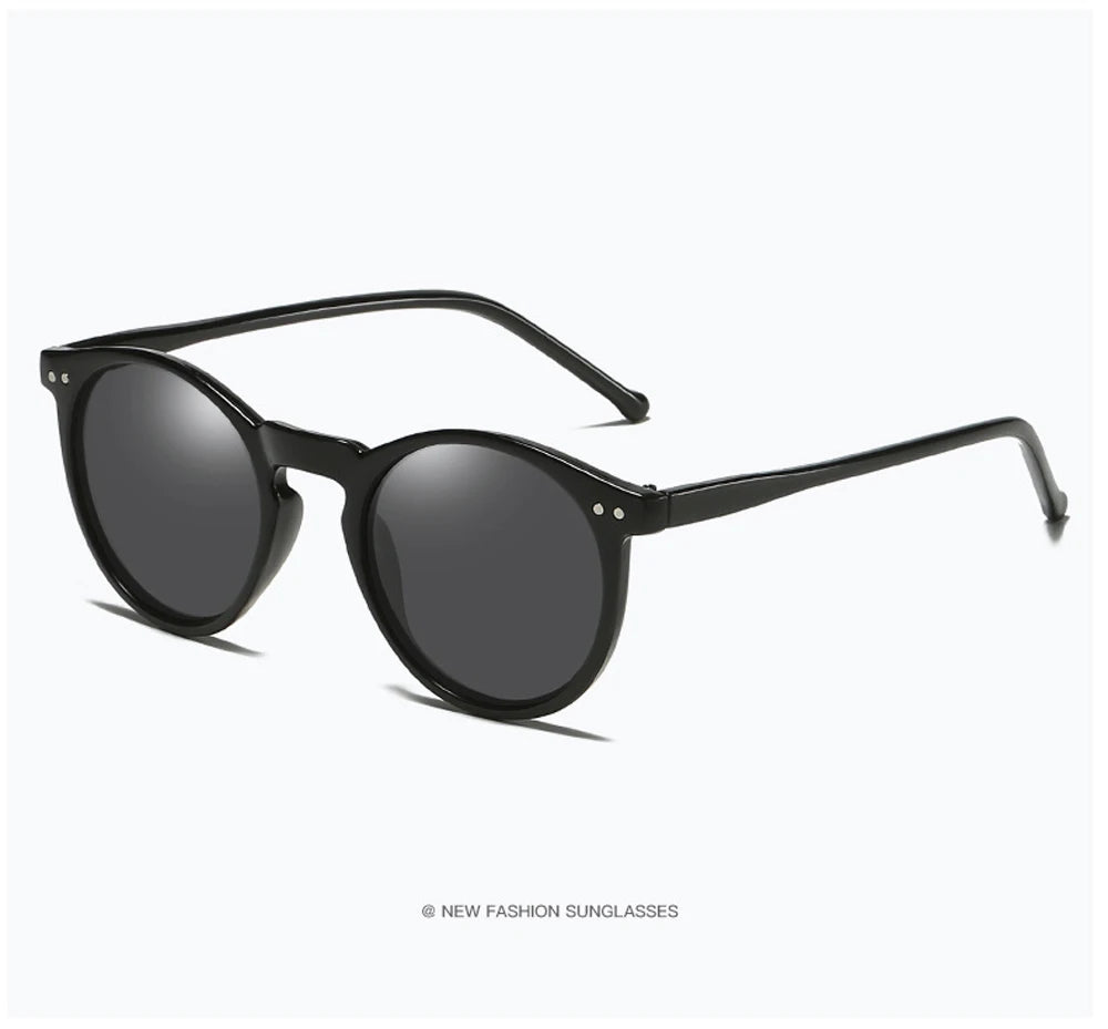 2024 Polarized Sunglasses Men Women Brand Designer Retro Round Sun Glasses Vintage Male Female Goggles UV400 Oculos Gafas De Sol