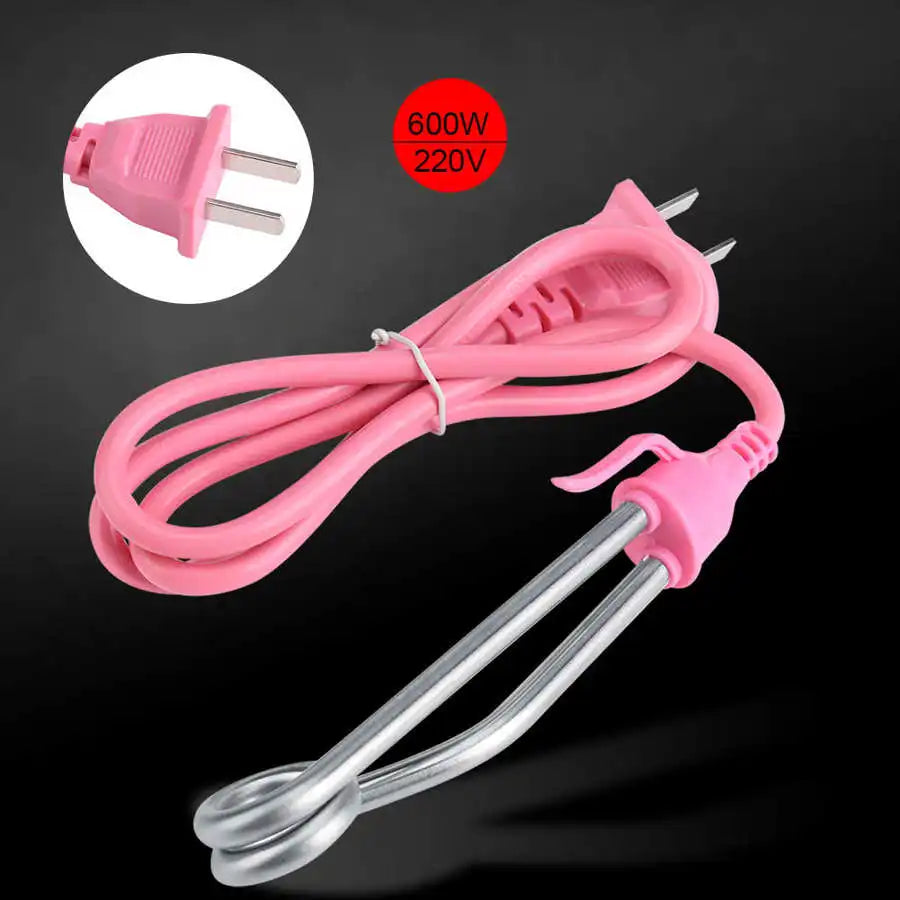 Electric Heater Mini Boiler Hot Water Coffee Immersion Travel Use 600W CN Plug 220V Water Immersion Heater Rod
