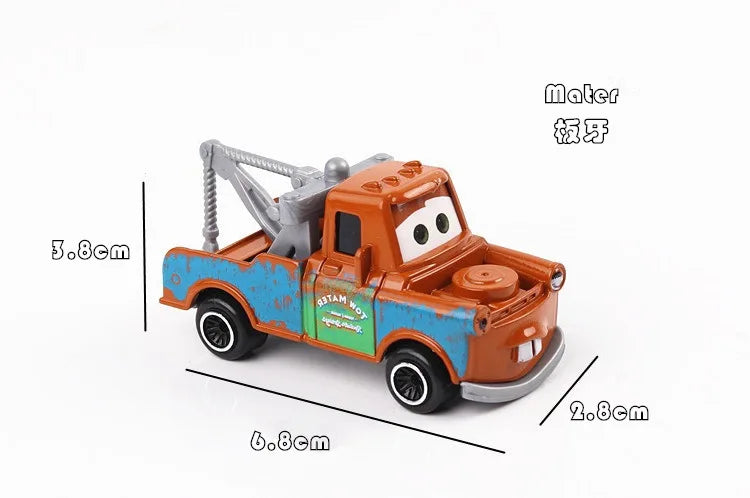 7PCS/Set Disney Pixar Car 3 Lightning McQueen Jackson Storm Uncle Truck Diecast Metal Car Model car Toy Boy Gift for boy