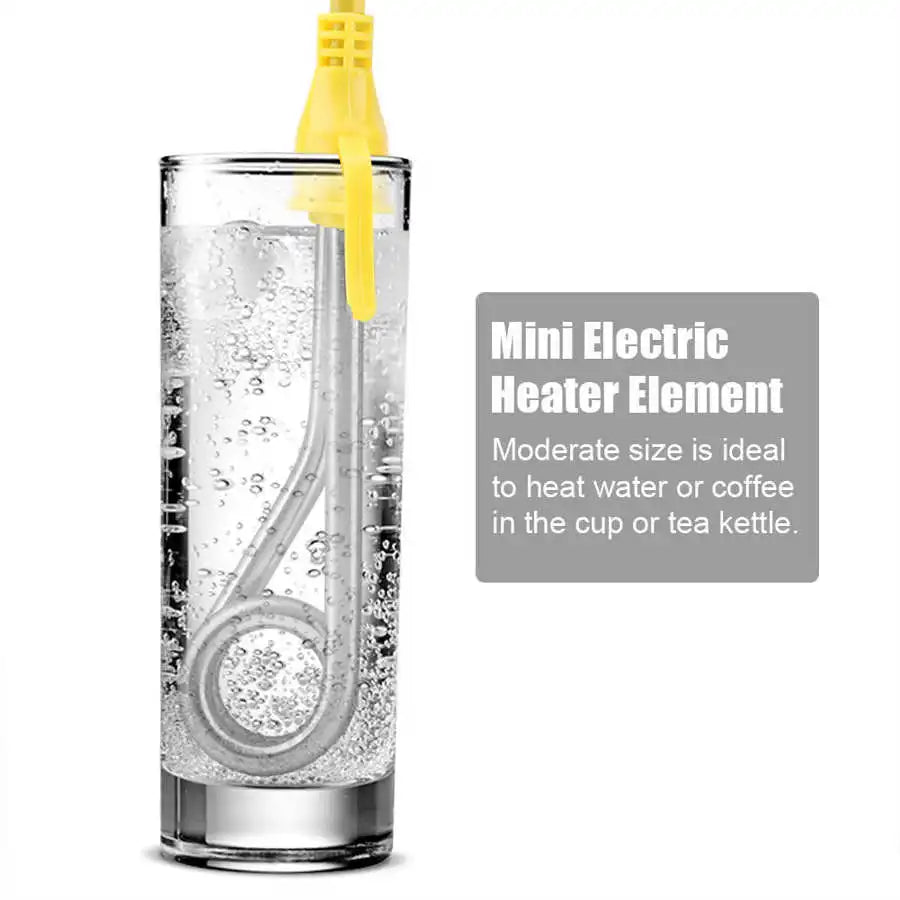 Electric Heater Mini Boiler Hot Water Coffee Immersion Travel Use 600W CN Plug 220V Water Immersion Heater Rod