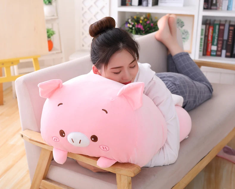 Hot 20/28cm Soft Animals Cartoon Cat Pillows Cushion Lovely Rabbit Stuffed Dog Penguin Pig Frog Plush Toy Birthyday Gift