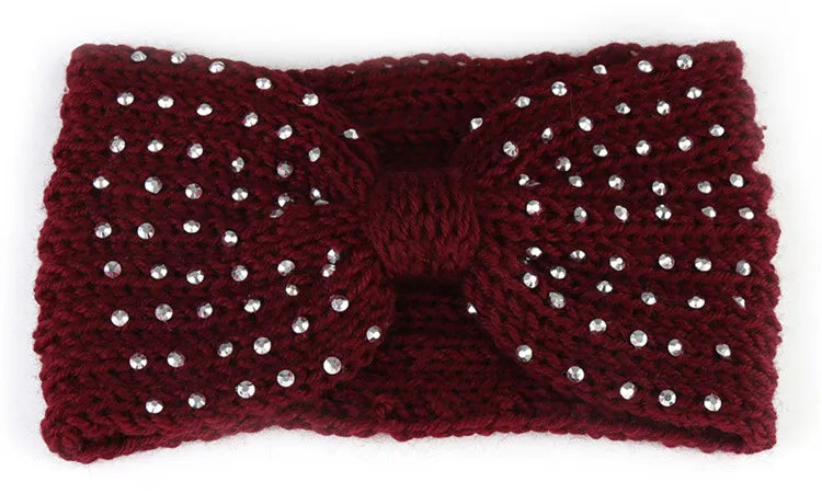 Women Headband Solid Color Elastic Hair Bands Twisted Knitted Turban Headwrap Winter Girls Hairband Fashion Hair Accessories