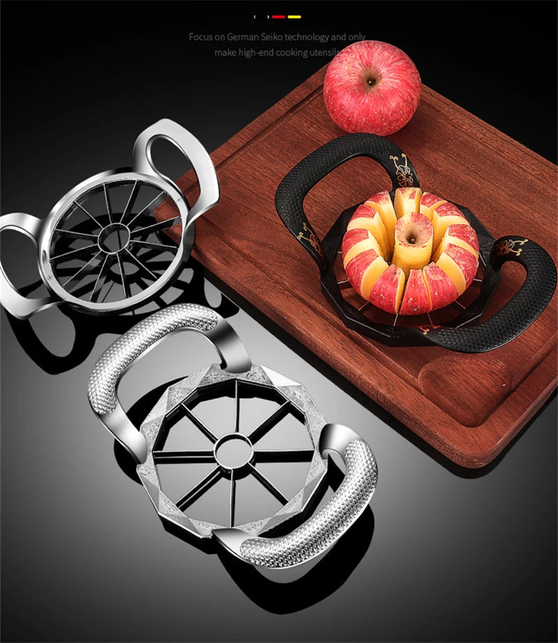8/12 Blade Stainless Steel Apple Corer Slicer Fruit Splitter Pear Divider Cutting Knife Vegetable Chopper Kitchen Utensils