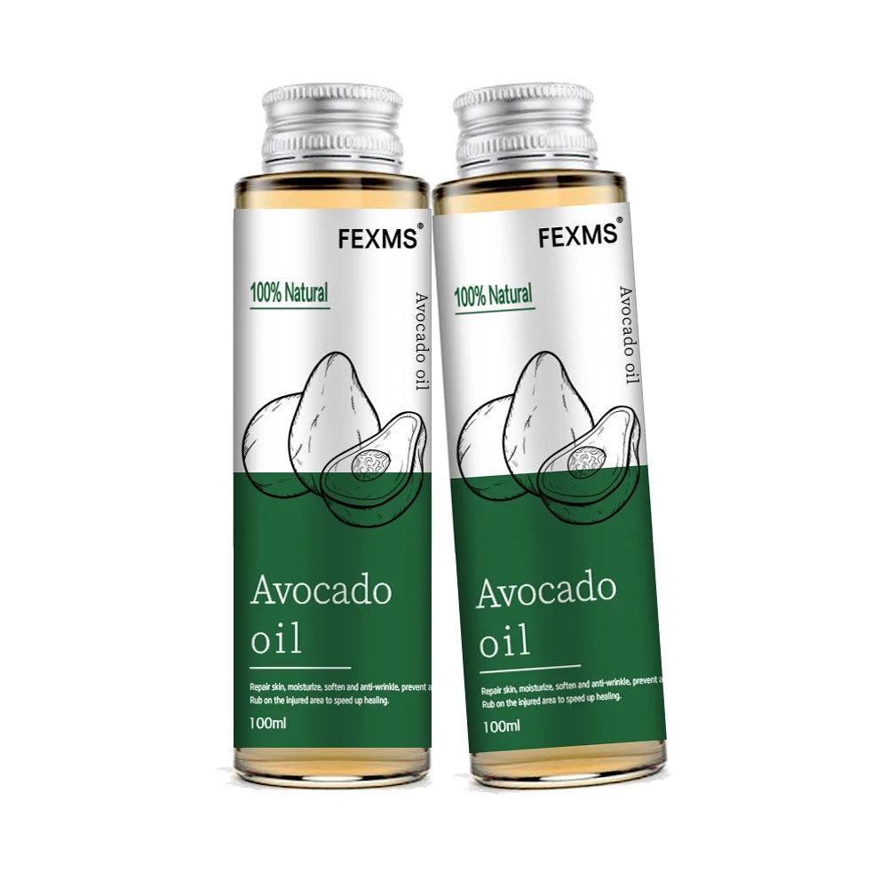 Avocado Oil For Hair and Skin - 100% Pure and Natural For Skin Care Massage Hair Care And Carrier Oil To Dilute Essential Oils