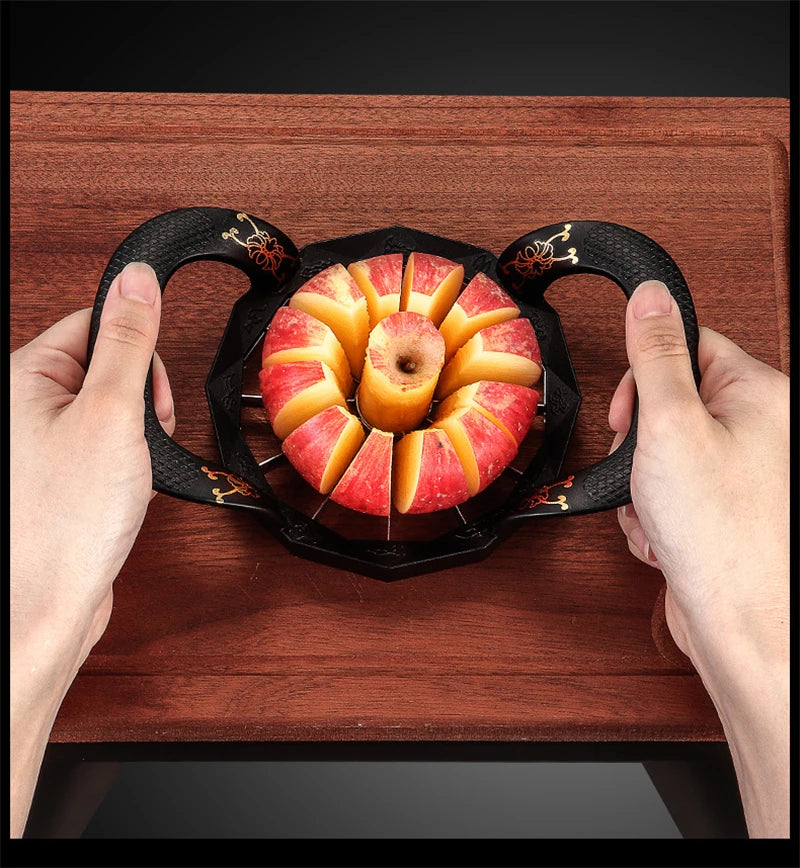 8/12 Blade Stainless Steel Apple Corer Slicer Fruit Splitter Pear Divider Cutting Knife Vegetable Chopper Kitchen Utensils