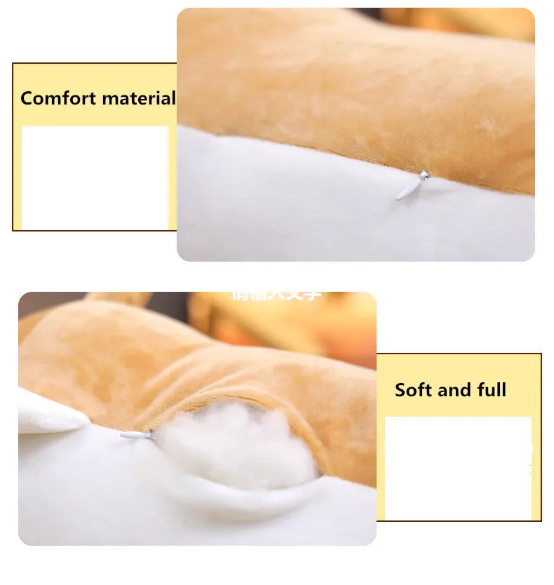 1pc Lovely Fat Shiba Inu & Corgi Dog Plush Toys Stuffed Soft Kawaii Animal Cartoon Pillow Dolls Gift for Kids Baby Children