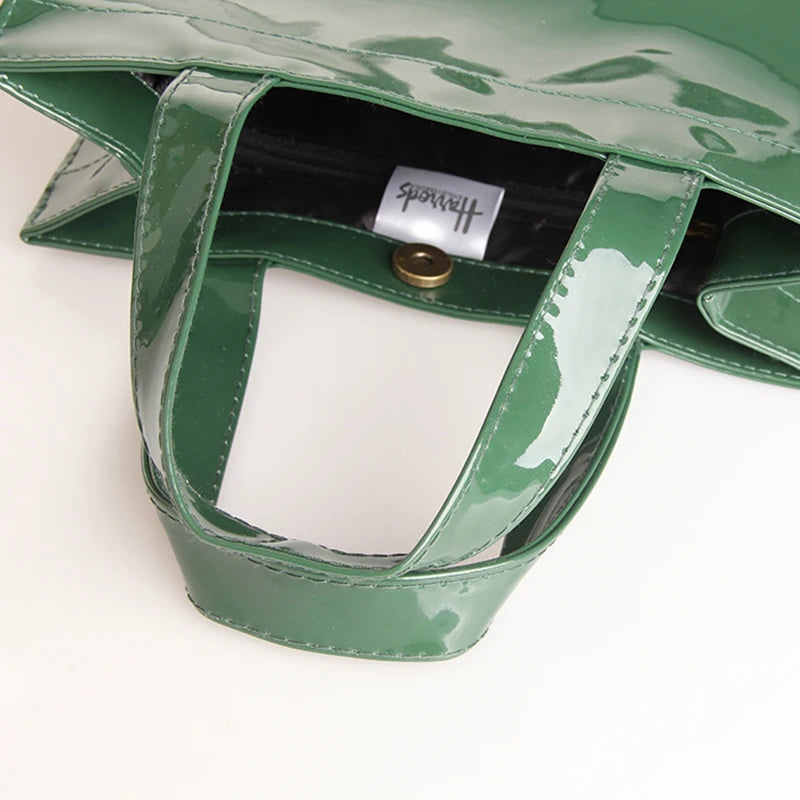 New Fashion Style Jelly Handbag for Women Eco Friendly Flower Tote Shopping Bag Reusable Waterproof PVC Shoulder Shopper Bag