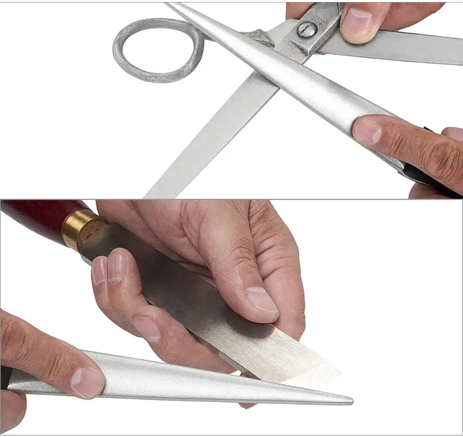 Whetstone Stone Diamond Knife Sharpener Knife Sharpening Curved Surface for Knife Scissors Honing Bar Kitchen Grinding Tool