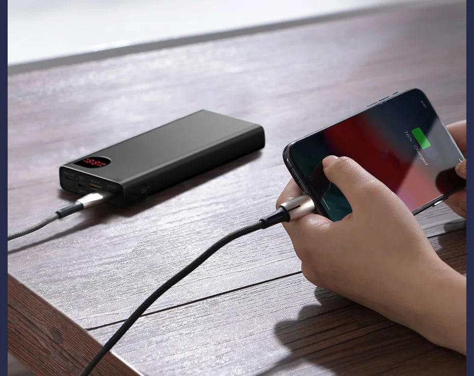Baseus 22.5W Power Bank 20000mAh Portable Fast Charging Powerbank Type C PD Qucik Charge External Battery Charger For iPhone 16