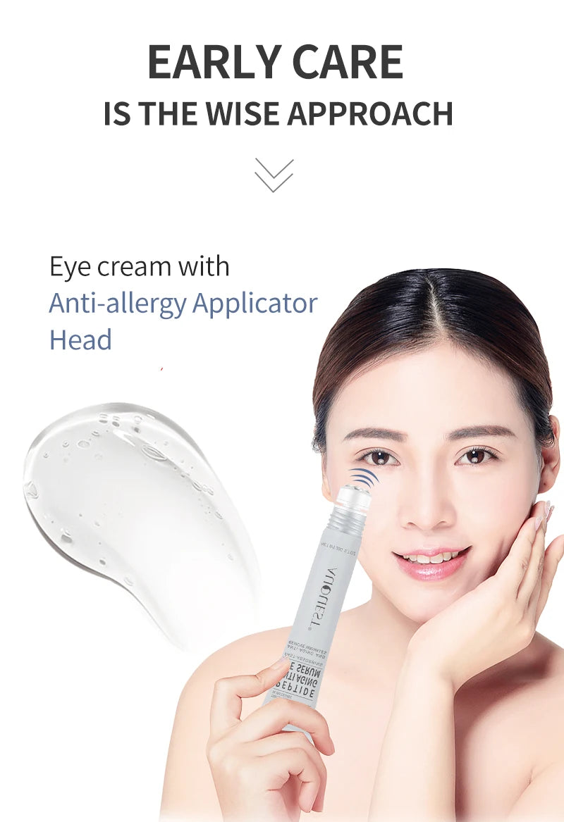 AUQUEST Peptide Eye Cream Eye Bags Dark Circles Removal Moisturizing Hydrating Serum Lifting Eye Skin Care Beauty Cosmetics