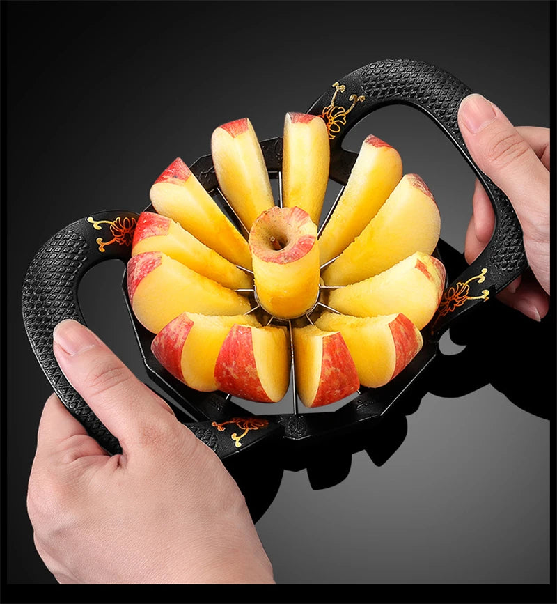 8/12 Blade Stainless Steel Apple Corer Slicer Fruit Splitter Pear Divider Cutting Knife Vegetable Chopper Kitchen Utensils