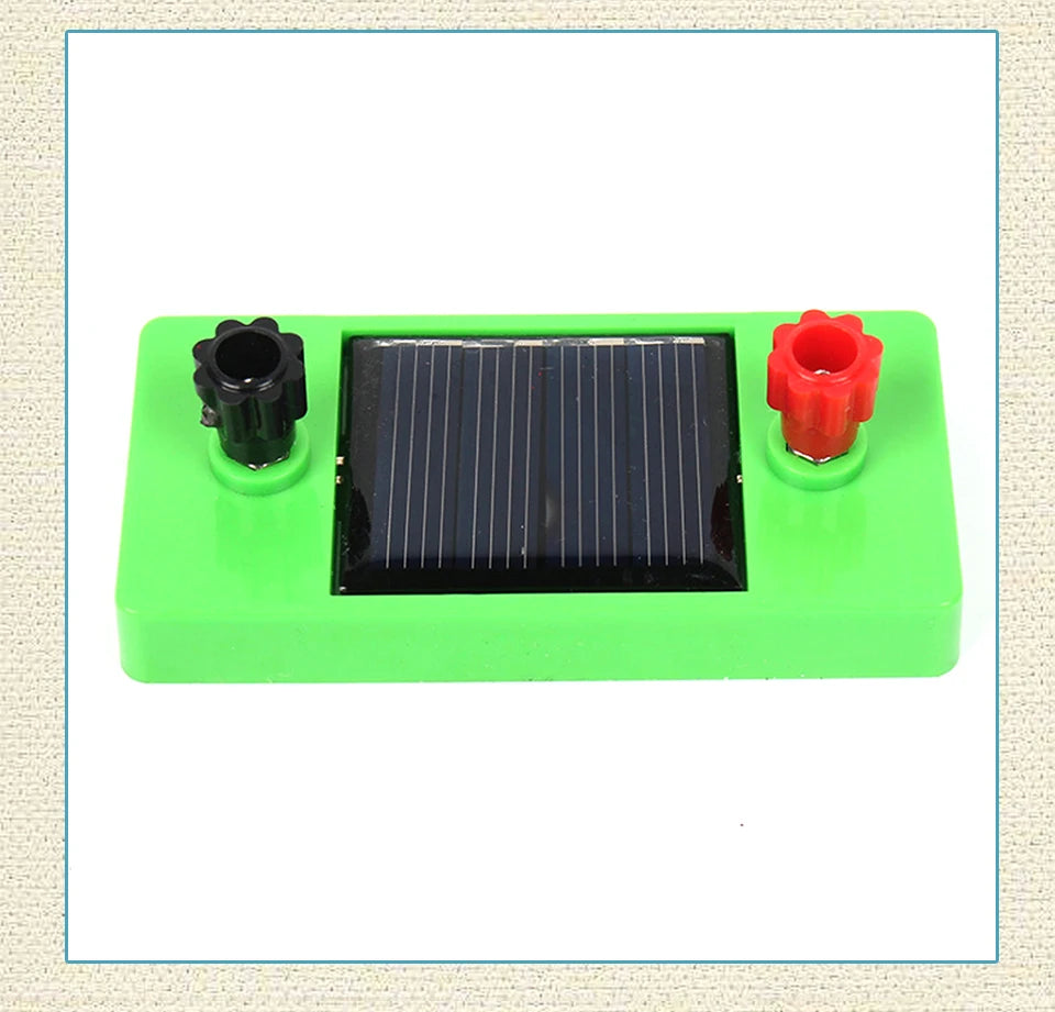 Solar Panel Physical Science Experiment Teaching Tools Educational Kids Toy Basic Circuit Electricity Learning Physics Toys Gift