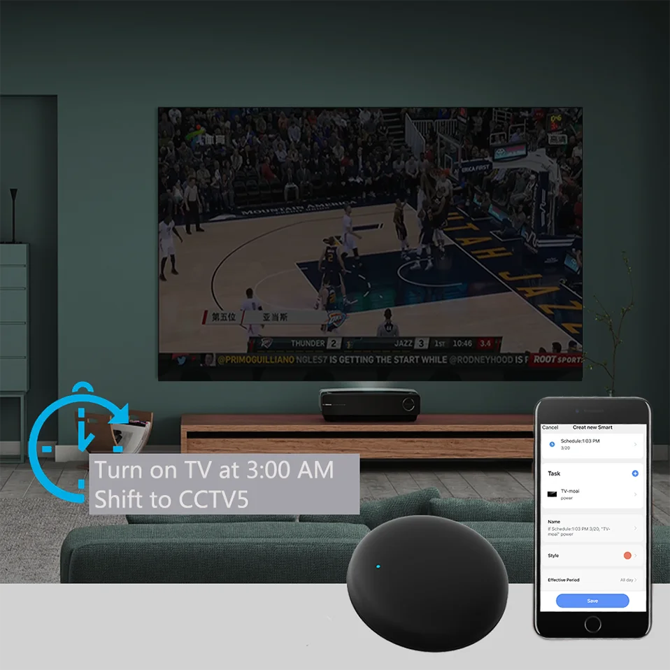 Tuya WiFi IR Remote Control for Smart Home for TV Air Condition works with Alexa Google Home Yandex Alice