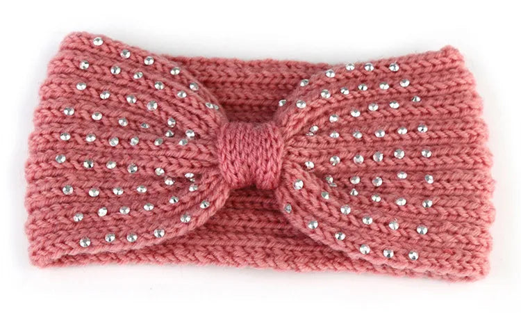 Women Headband Solid Color Elastic Hair Bands Twisted Knitted Turban Headwrap Winter Girls Hairband Fashion Hair Accessories