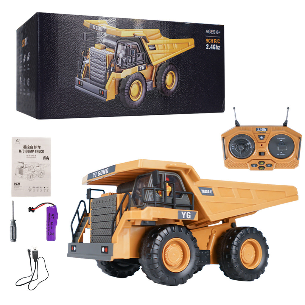 RC Excavator 1:20 Remote Control Truck 2.4G RC Crawler Engineering Vehicle Truck Radio Control Children\'s Day Back to School
