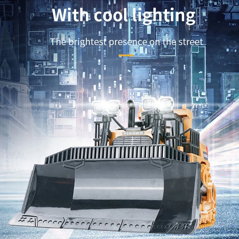 RC Excavator 1:20 Remote Control Truck 2.4G RC Crawler Engineering Vehicle Truck Radio Control Children\'s Day Back to School