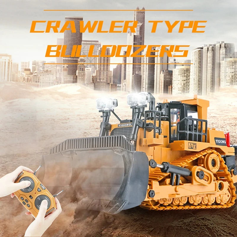 RC Excavator 1:20 Remote Control Truck 2.4G RC Crawler Engineering Vehicle Truck Radio Control Children\'s Day Back to School