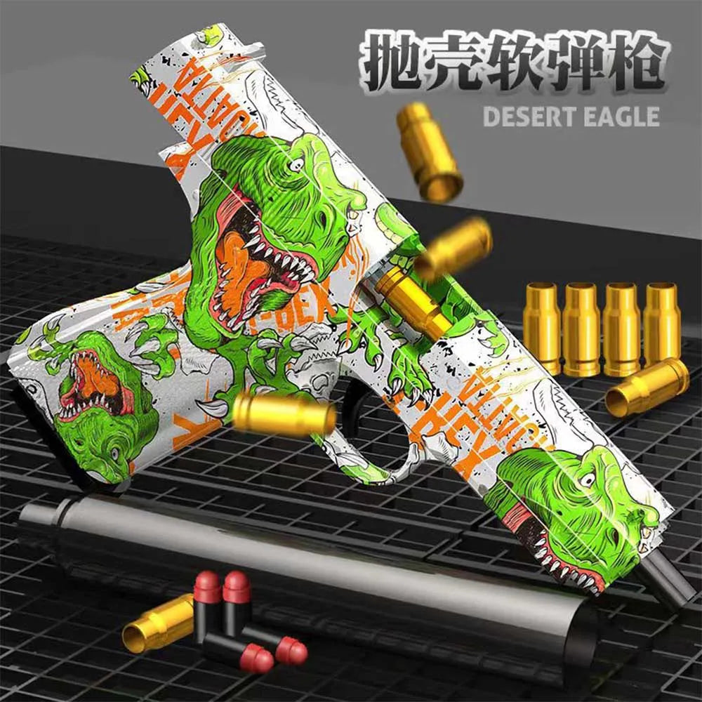 100 Soft Foam Bullets + 32 Shells For Glock Toy Gun Colt Pistol Shooting Games Kids Toys Dropship Shopify