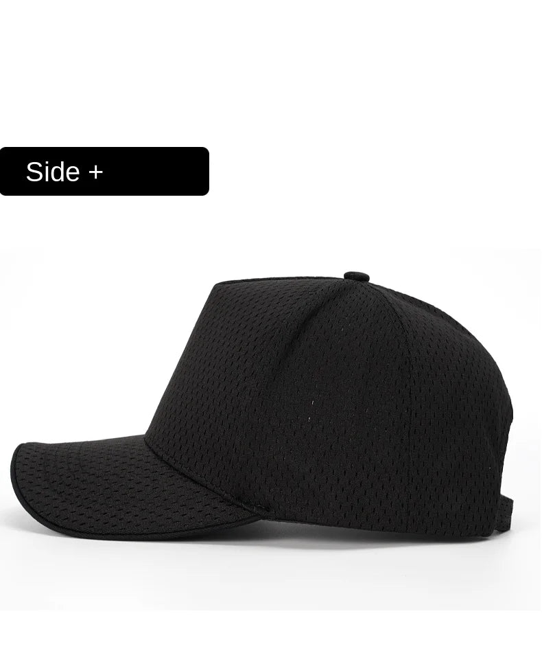 Big Head Large Size Quick Dry Running Hats High Crown Plain Mesh Baseball Cap Men and Women Breathable Golf Hat Sports Hats