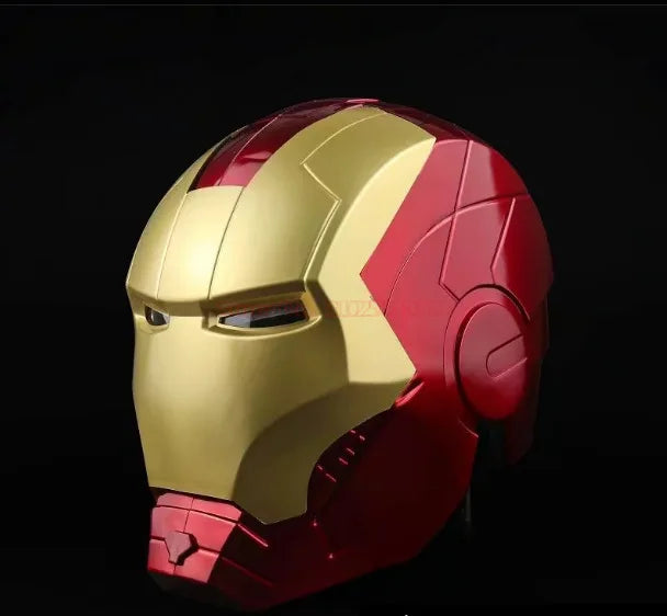 In Stock New Marvel Avengers Iron Man Helmet Cosplay 1:1 Light Led Ironman Mask Pvc Action Figure Toys Child Adult Gift
