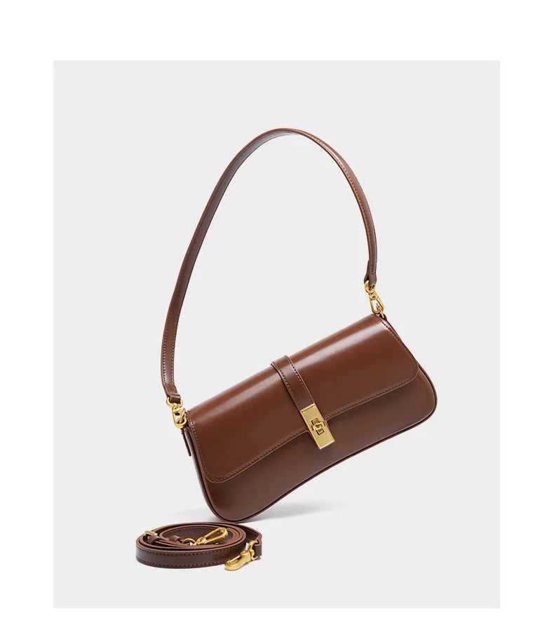 Jonlily Women Genuine Leather Shoulder Bag Female Fashion Handbag Totes Small Underarm Bag Casual Daybag Mini Purse -KG1313