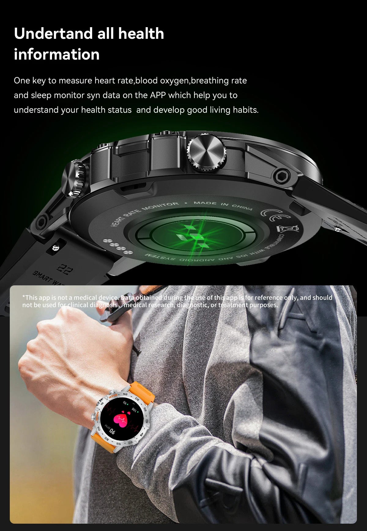 LIGE Smartwtach For Men 400mAh Outdoor Sport Bluetooth Calling Watches Health Monitoring Waterproof Smartwatch Man Reloj Hombre