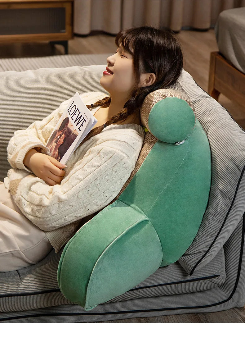 Bedside Cushion Pillow Backrest Dormitory Bed Reading and Playing Sofa Waist Support Office Supportive Headboard Cushion