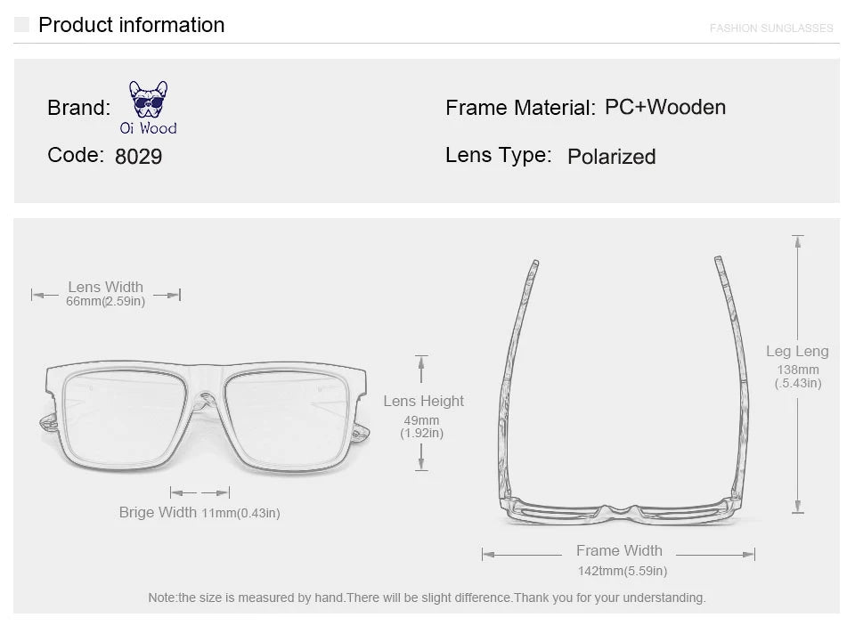 Oi Wood New High Quality Square Sunglasses For Men Polarized UV400 Fashion Sunglass Mirror Sport sun glasses Driving oculos