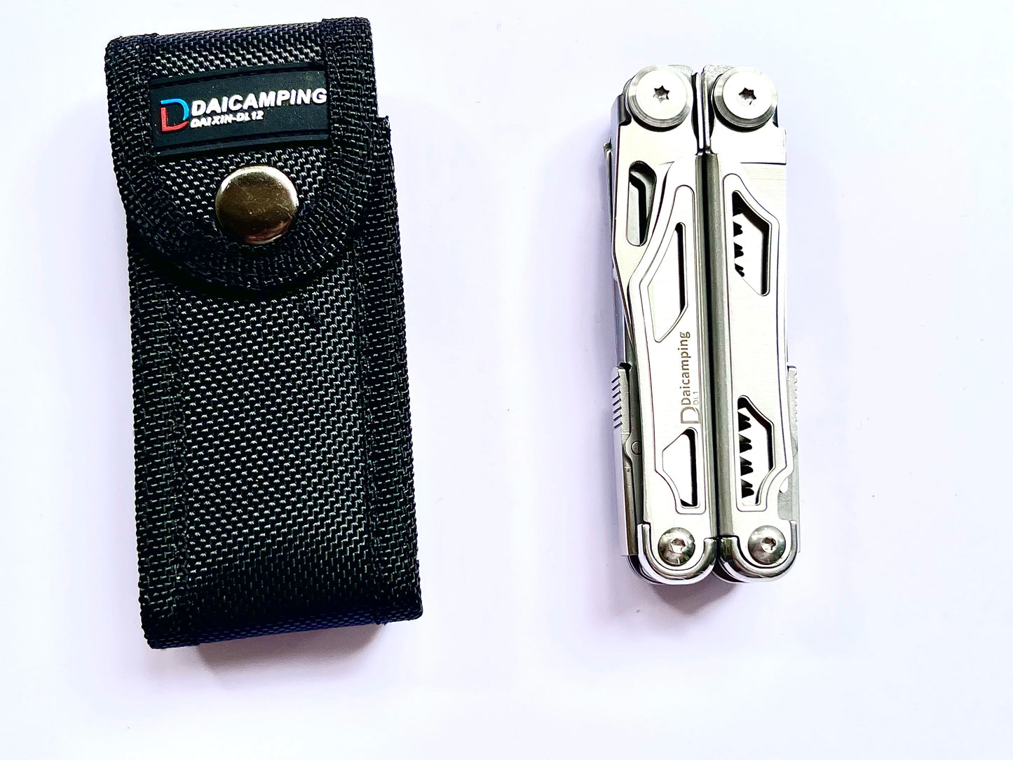 Daicamping DL1 Extra Cutter Scissors Saw Clamp Multi Tools / Clip Pliers Multifunctional Foldable EDC Folding Knife Multitools