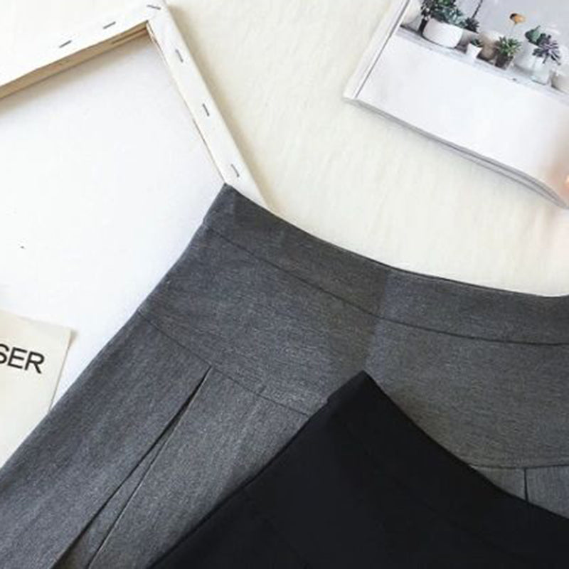 Fashion A Line Women Pleated Skirt High Waist Zipper Grey Student Mini Skirt JK Summer New 2023 Black Ladies Suit Skirt