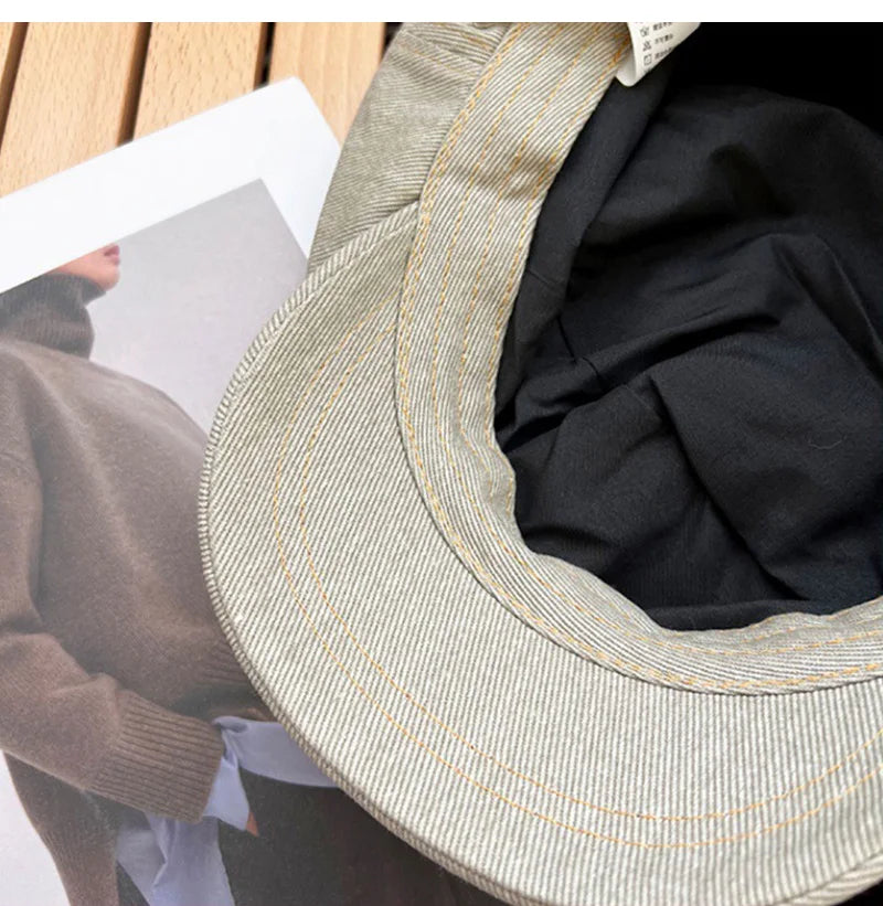 Cloud Top Octagonal Beret Hat Women Cotton Berets Spring Summer Casual Versatile Painter Visors Girls Korea Vintage Newsboy Cap