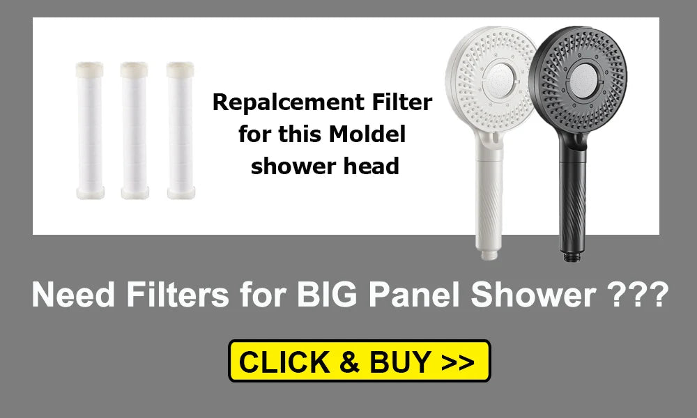 Black Silver Shower Head High Pressure 5 Modes Water Saving Nozzle Powerful Pressurized Spa Handheld Showers Bathroom accessorie