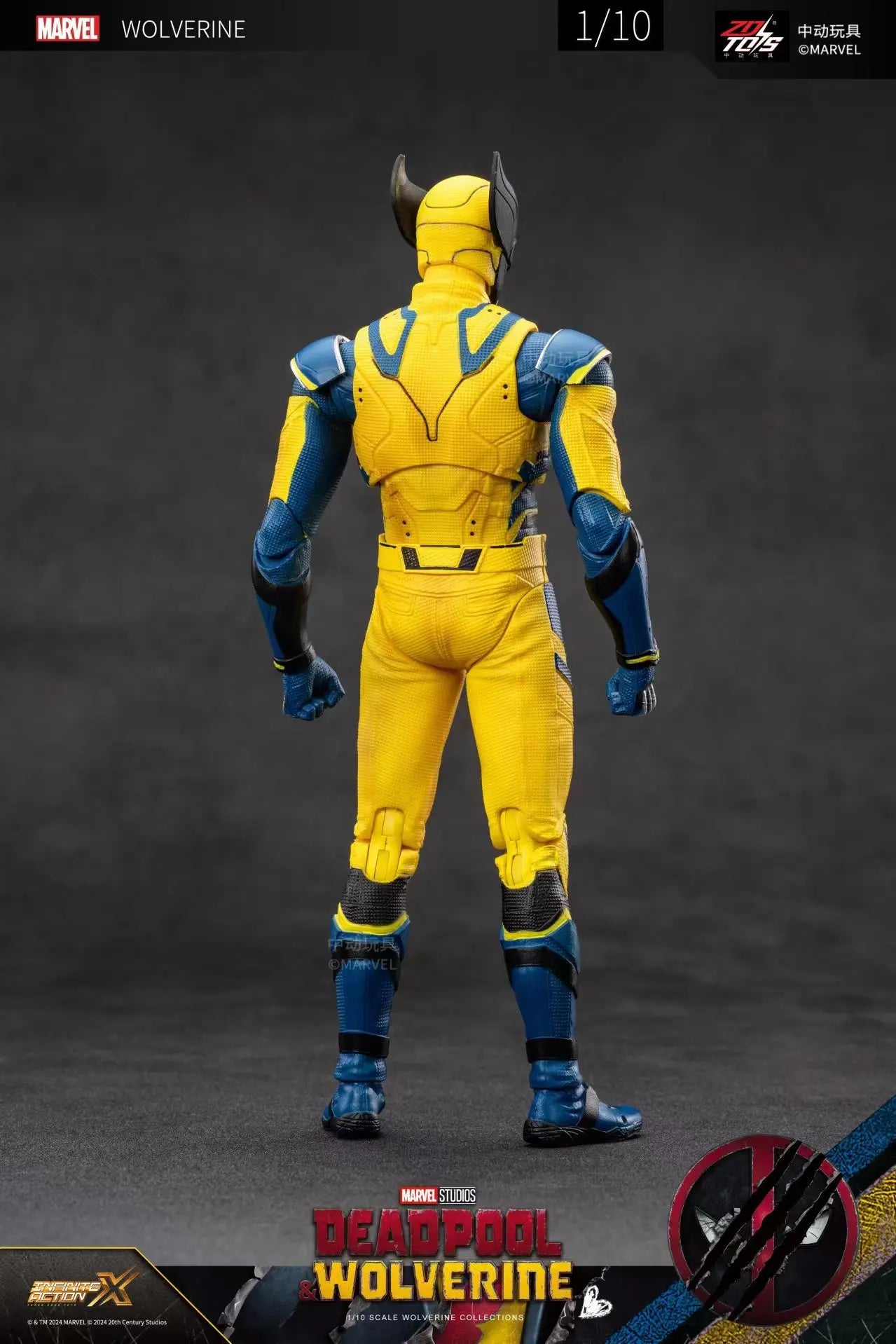 ZD Toys Deadpool & Wolverine Action figures Deadpool Boxed Wolverine Collection Adult Action Figures Kids Toy