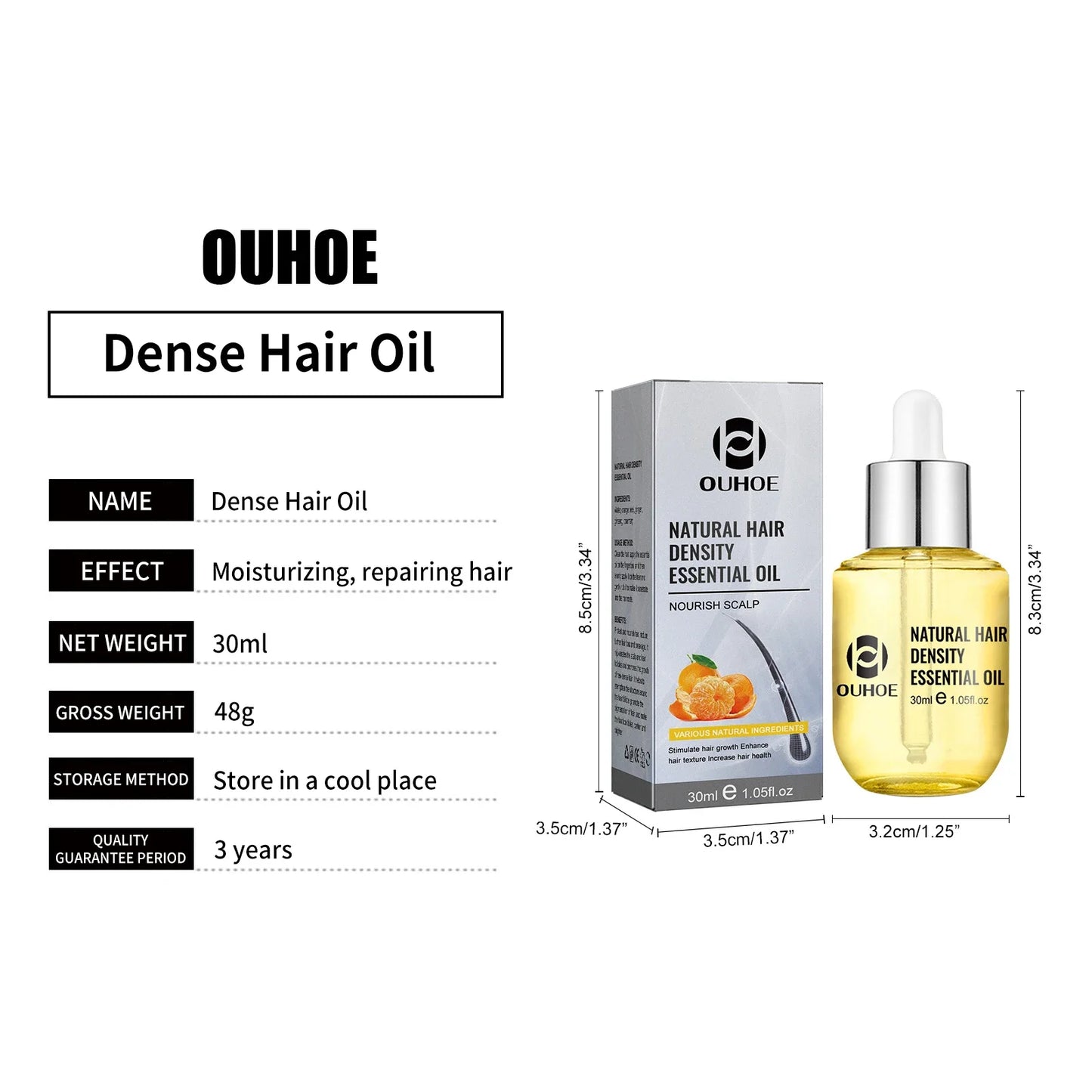 Hair Growth Essential Oil Treatment Seborrheic Alopecia Follicle Repairing Reduce Hairline Baldness Dense Grow Fast Hairs Lotion