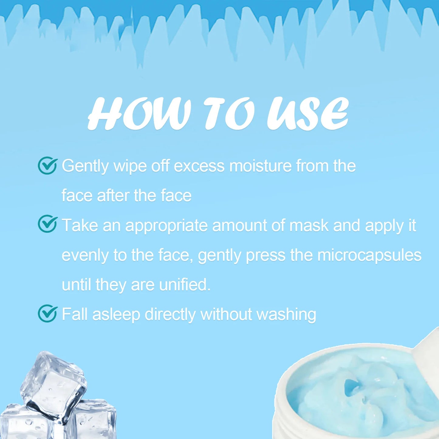 Eelhoe Facial Masks Repair Face Skincare Firming Hydrating Moisturizing Face Mask Remove Acne Brighten Facial Skin Care Product