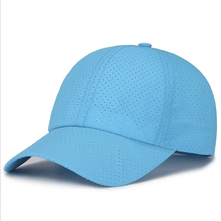 2024 New Summer Men Women Snapback Quick Dry Mesh Baseball Cap Sun Hat Bone Breathable Hats Adjustable outdoor hat
