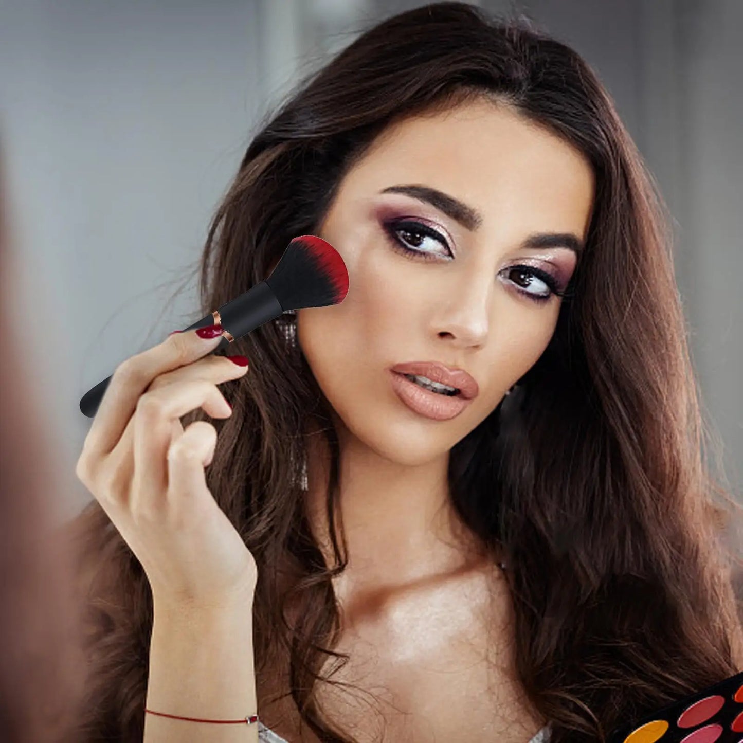 Electric Cosmetic Brush Foundation Blush Loose Powder Brush Beauty Tools Washable Vibration Rechargeable Makeup Brush Tools