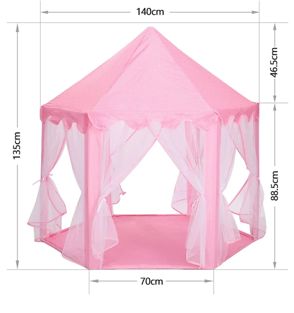 Portable Children's Tent for Kids Tent Toys for Girls Princess Castle Tipi Infantil Teepee Baby Christmas Gifts