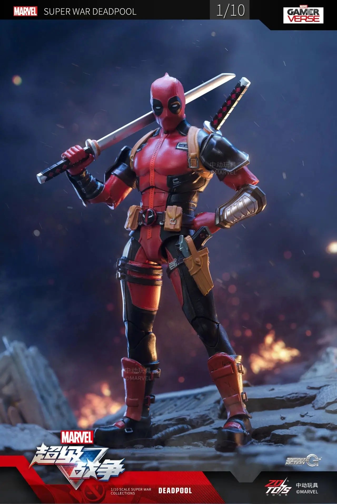 ZD Toys Deadpool & Wolverine Action figures Deadpool Boxed Wolverine Collection Adult Action Figures Kids Toy