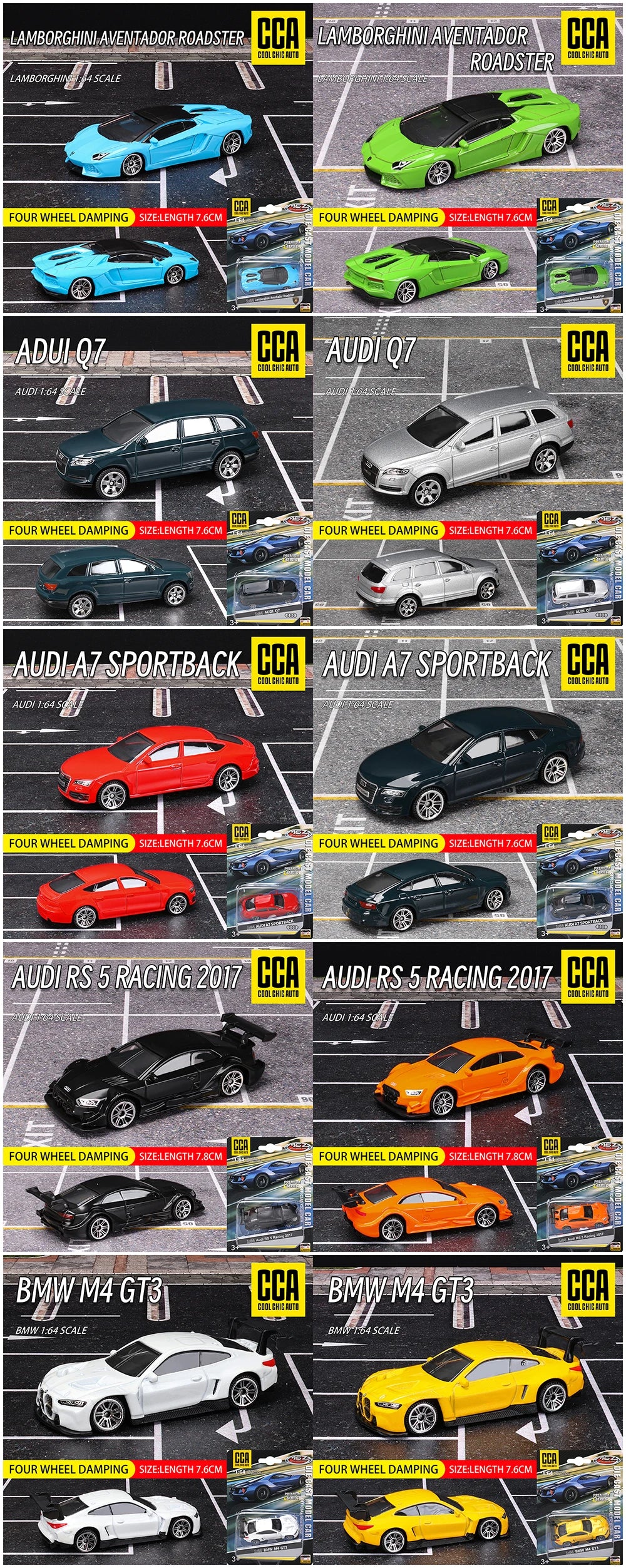 MSZ 1:62 BMW M850I Z4 M3 X7 X6 Collection Racing Alloy Car Model Children's Toy Car Casting Pullback Function Collection Level