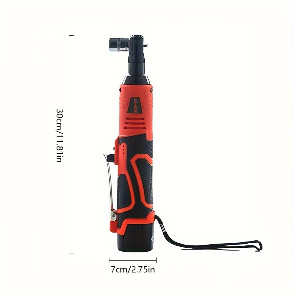 27/5000 Electric ratchet wrench 90 degree straight Angle electric charging wrench lithium electric stage truss tool