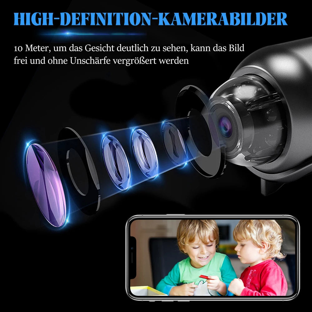 1080P HD Mini Wifi Camera Wireless Smart Home Security Surveillance Micro Camcorder 140° angle Home IP Night Vision Monitor