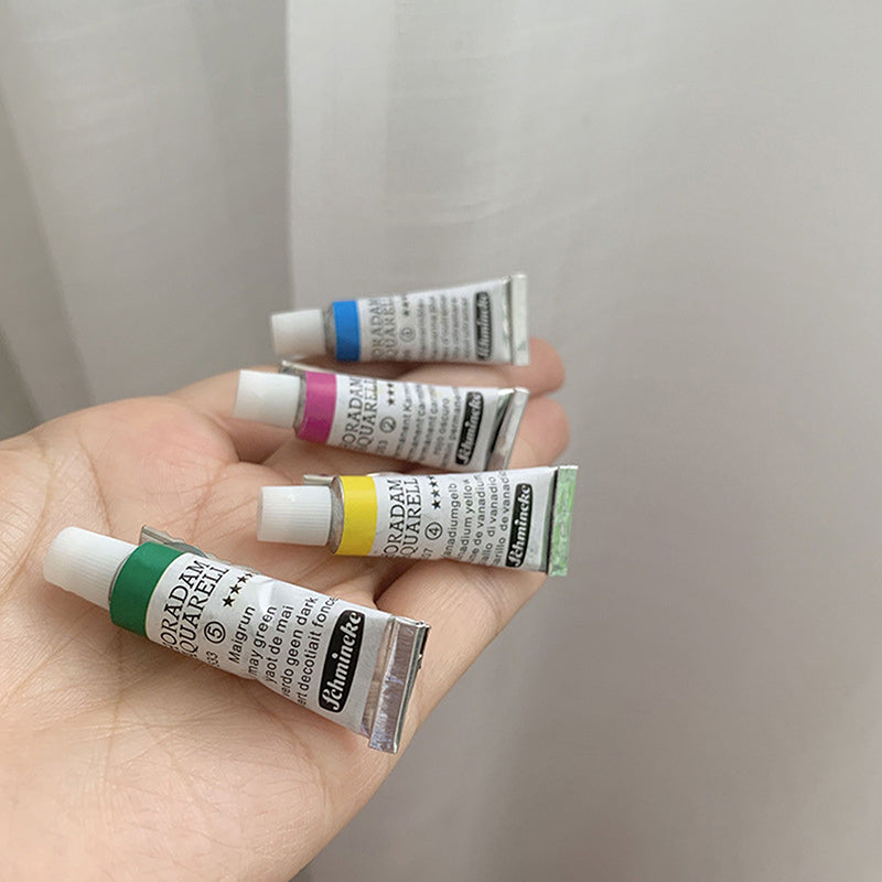 1PC Funny Paint Watercolor Hair Clip For Women Creative Handmade Duckbill Hairpin Child Hair Barrette Party Random Color