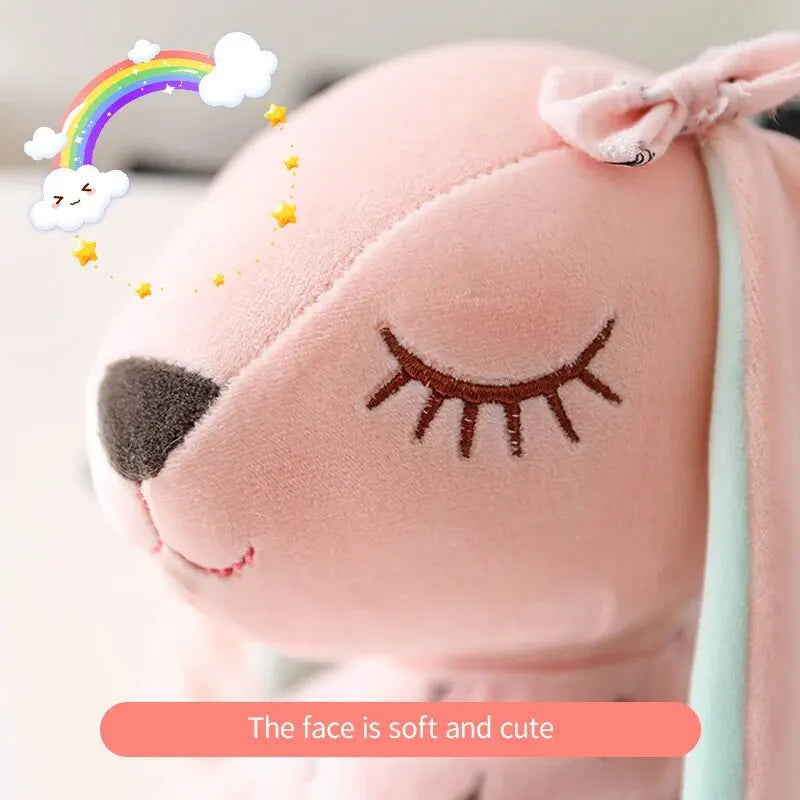 Creative New Rabbit Lnstagram Toy Pink Girl Heart Long Ear Peace Rabbit Plush Toy Doll Comfort Doll Throw Pillow Children's Gift